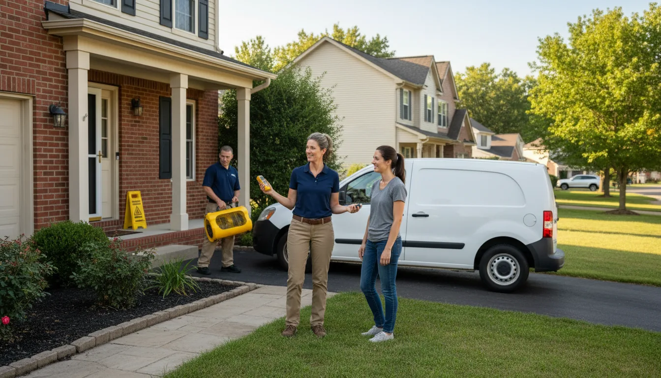 Water restoration image for Flood Water Cleanup, Removal And Restoration Services in Severn, MD